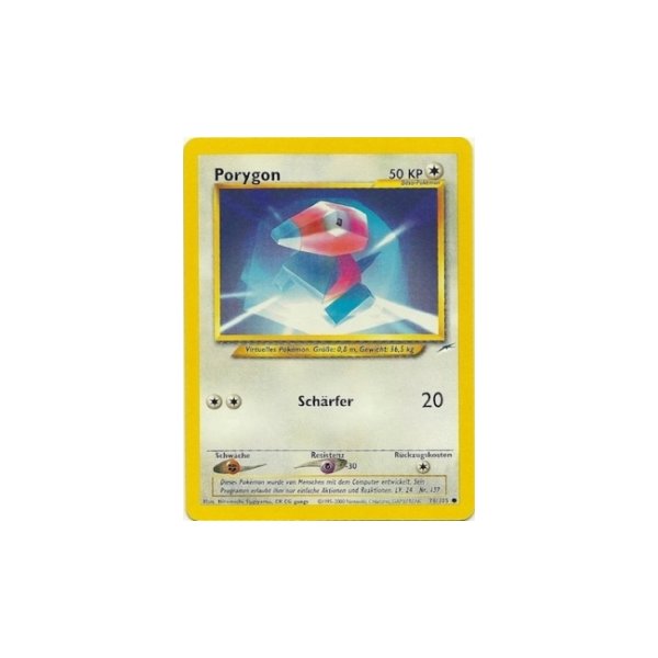 Porygon 78/105 1. Edition BESPIELT