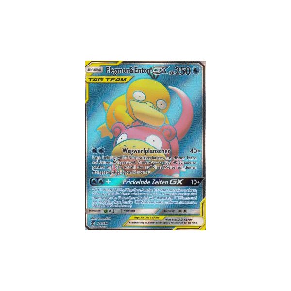 Flegmon &amp; Enton-GX TAG TEAM 217/236 FULLART