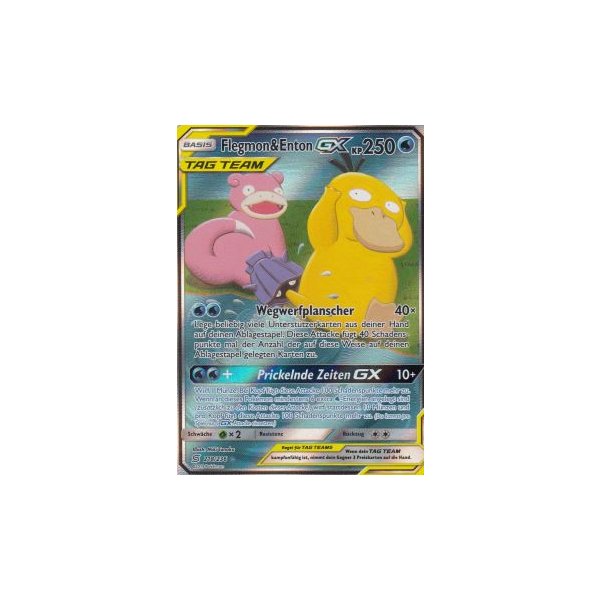 Flegmon &amp; Enton-GX TAG TEAM 218/236 FULLART