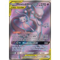 Mewtu &amp; Mew-GX TAG TEAM 222/236 FULLART