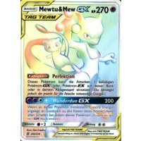 Mewtu &amp; Mew-GX TAG TEAM 242/236 RAINBOW