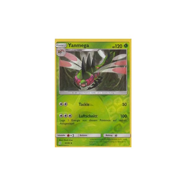 Yanmega 003/236 REVERSE HOLO