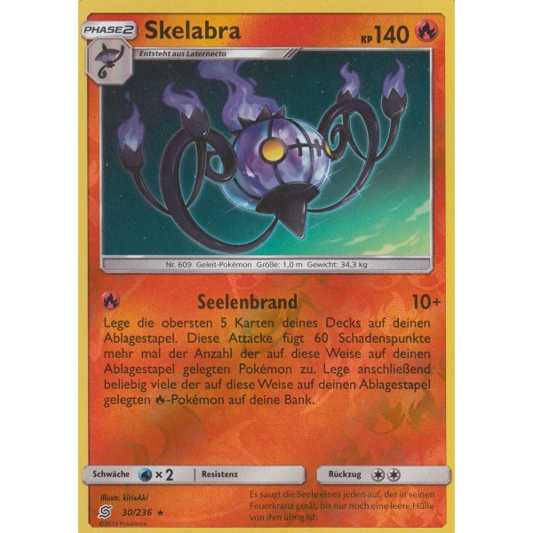 Skelebra 030/236 REVERSE HOLO