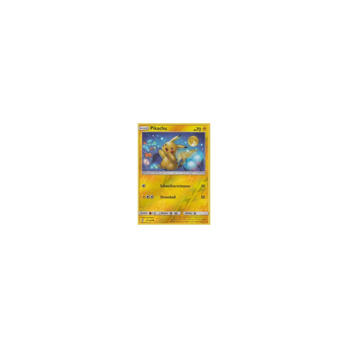 DE! NM Pikachu Bund Der Gleichgesinnten 56/236 Reverse Holo Common Pokemon!