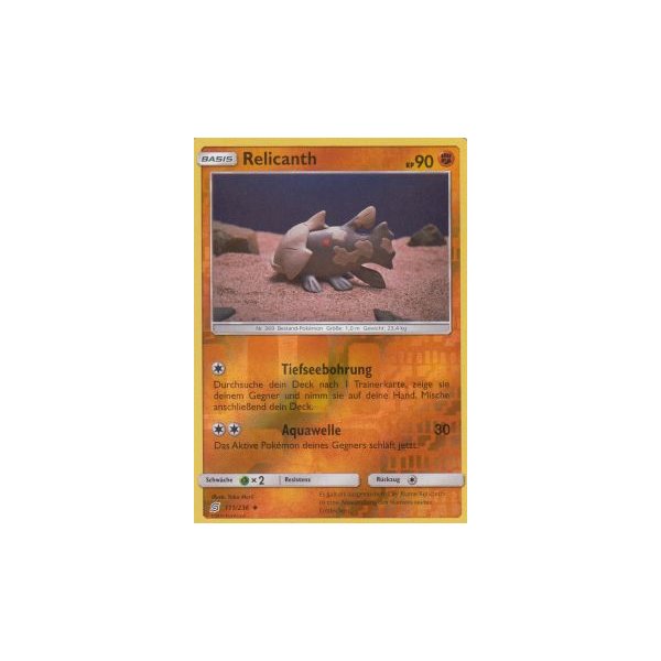 Relicanth 111/236 REVERSE HOLO