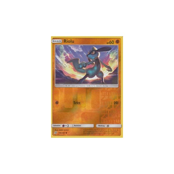Riolu 116/236 REVERSE HOLO