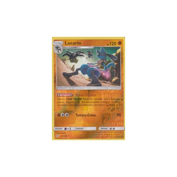 Lucario 117/236 REVERSE HOLO