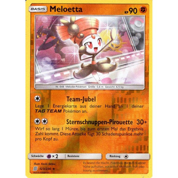 Meloetta 123/236 REVERSE HOLO