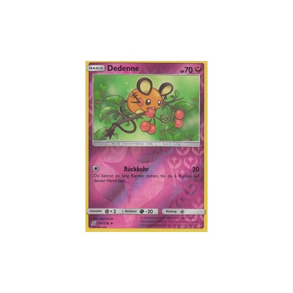Dedenne 145/236 REVERSE HOLO