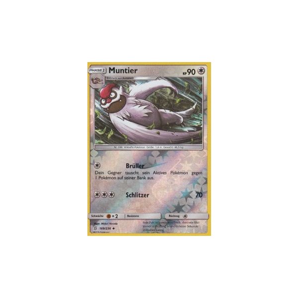 Muntier 169/236 REVERSE HOLO