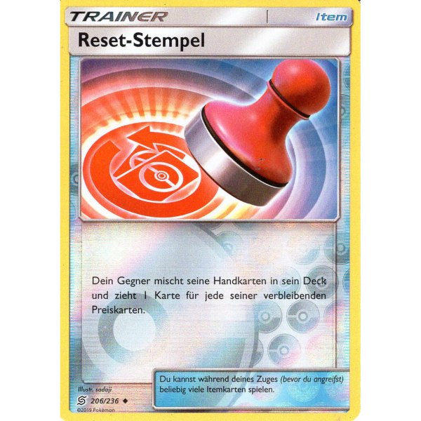 Reset-Stempel 206/236 REVERSE HOLO