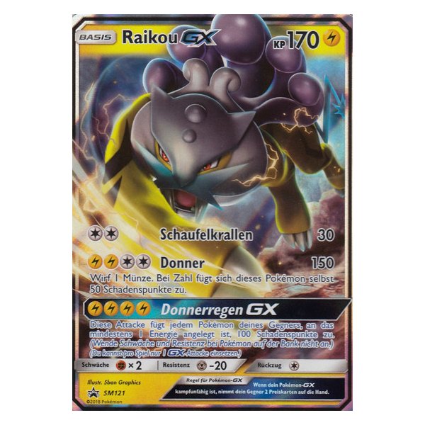 Raikou-GX SM121 (englisch) PROMO