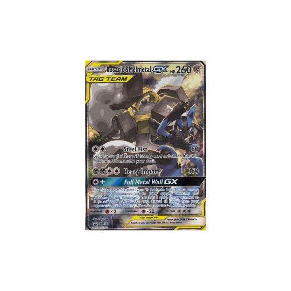Lucario &amp; Melmetal Tag Team-GX SM192 (englisch) PROMO