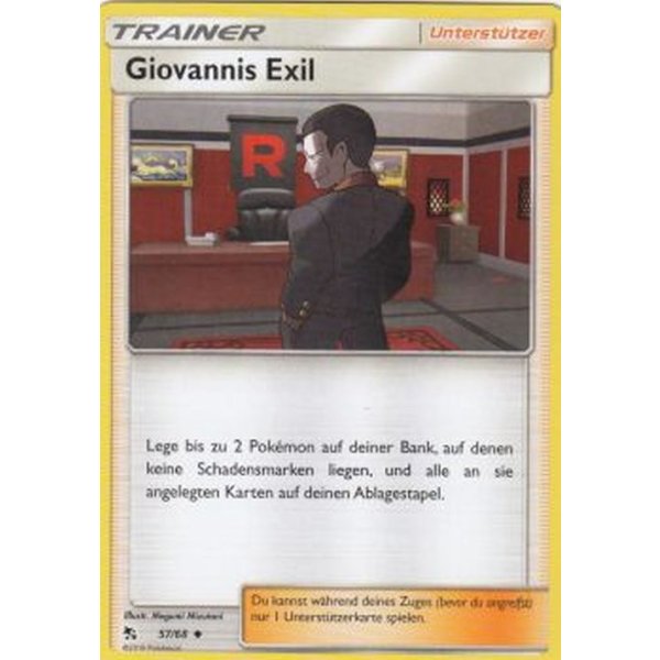Giovannis Exil 57/68
