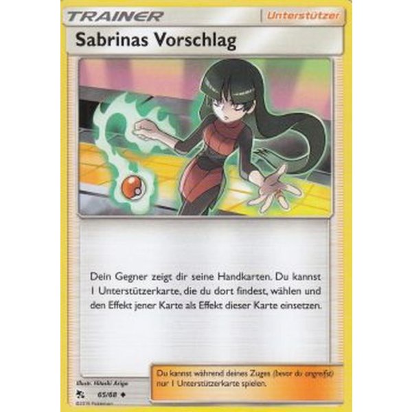 Sabrinas Vorschlag 65/68