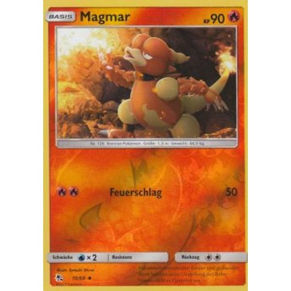 Magmar 10/68 REVERSE HOLO