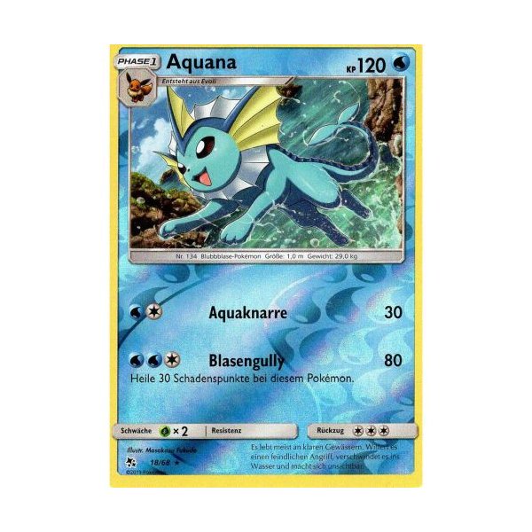 Aquana 18/68 REVERSE HOLO