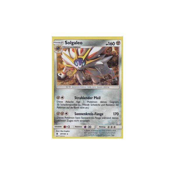 Solgaleo 087/145 HOLO