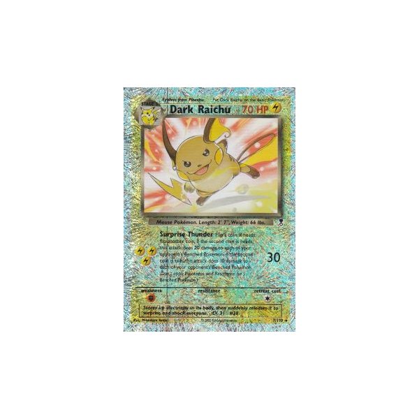 Dark Raichu 07/110 REVERSE HOLO