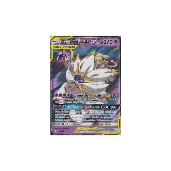 Solgaleo &amp; Lunala-GX TAG TEAM 075/236