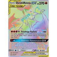 Glurak &amp; Rutena-GX TAG TEAM 251/236 RAINBOW