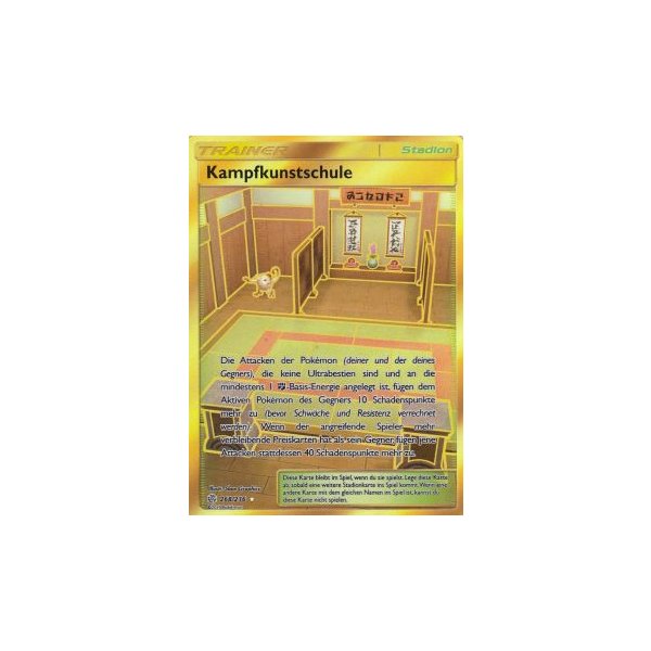 Kampfkunstschule 268/236 GOLDRAND