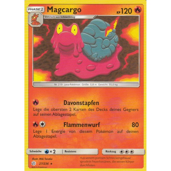 Magcargo 027/236 REVERSE HOLO