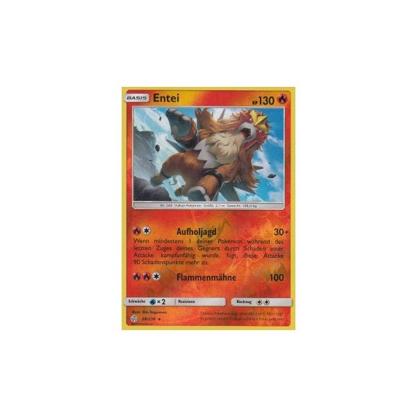 Entei 028/236 REVERSE HOLO