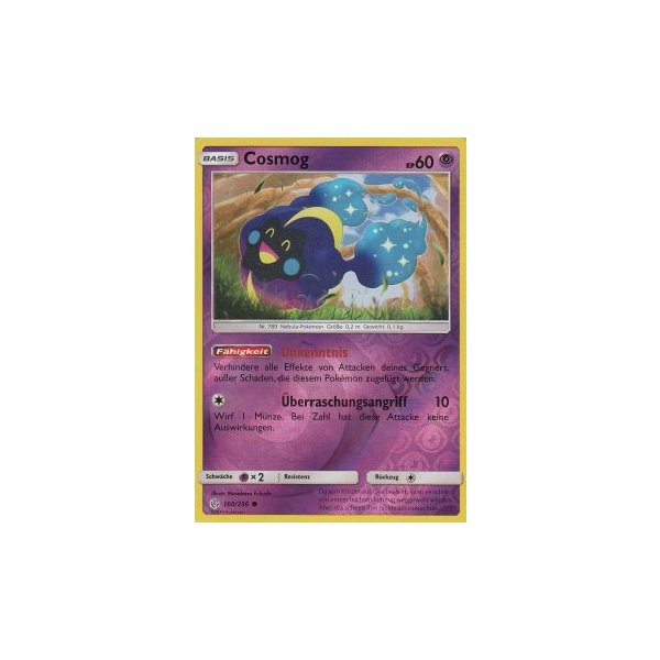 Cosmog 100/236 REVERSE HOLO