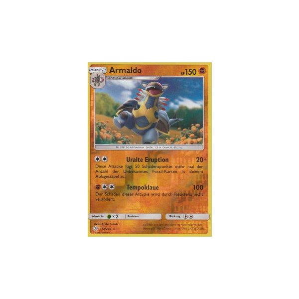 Armaldo 112/236 REVERSE HOLO