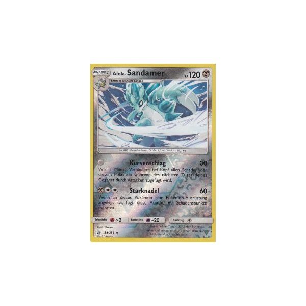 Alola-Sandamer 138/236 REVERSE HOLO