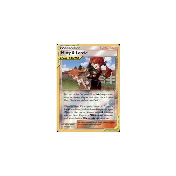 Misty &amp; Lorelei 199/236 REVERSE HOLO