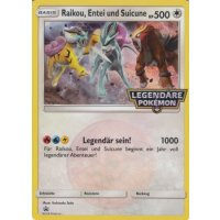 Raikou, Entei und Suicune PROMO HOLO OVERSIZED/ÜBERGROß