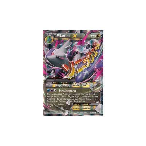 M-Latios-EX 59/108 HOLO OVERSIZED/&Uuml;BERGRO&szlig;