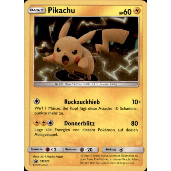 Pikachu SM227 PROMO