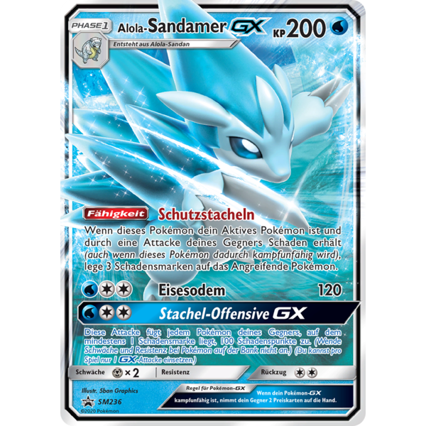 Alola-Sandamer-GX SM236 PROMO