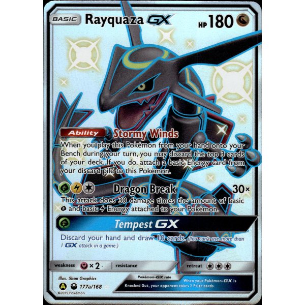 Rayquaza-GX 177a/168 SHINY (englisch)