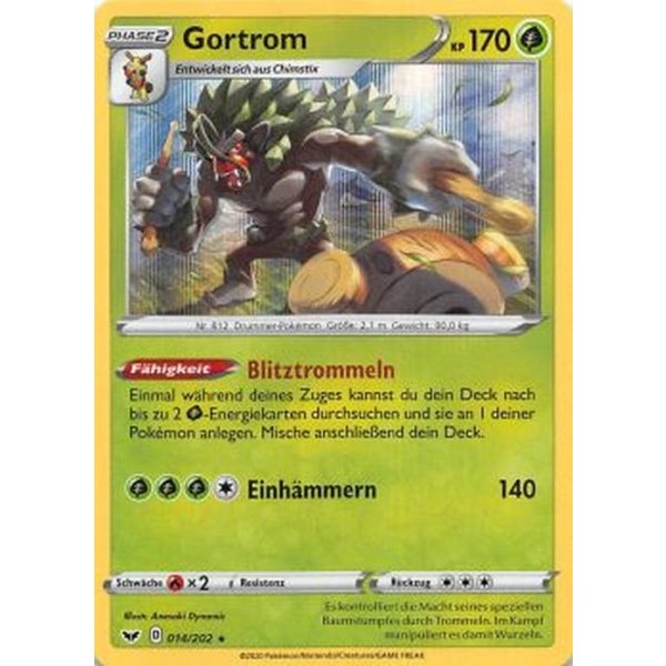 Gortrom 014/202  Holo Pokemon Schwert & Schild