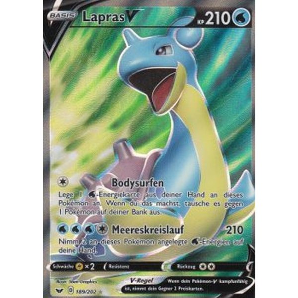 Lapras-V 189/202 FULLART