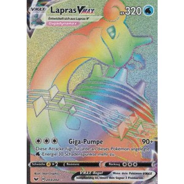 Lapras-VMAX 203/202 RAINBOW