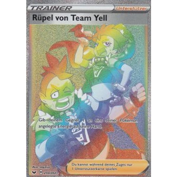 R&uuml;pel von Team Yell 210/202 RAINBOW