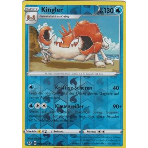 Kingler 044/202 REVERSE HOLO
