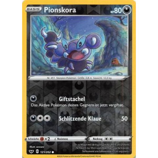 Pionskora 121/202 REVERSE HOLO