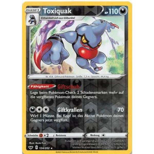 Toxiquak 124/202 REVERSE HOLO