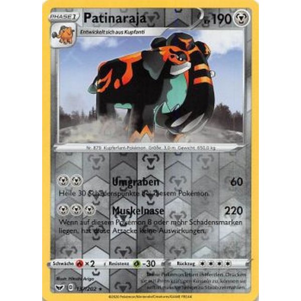 Patinaraja 137/202 REVERSE HOLO
