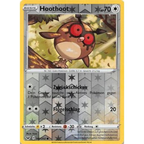 Hoothoot 143/202 REVERSE HOLO
