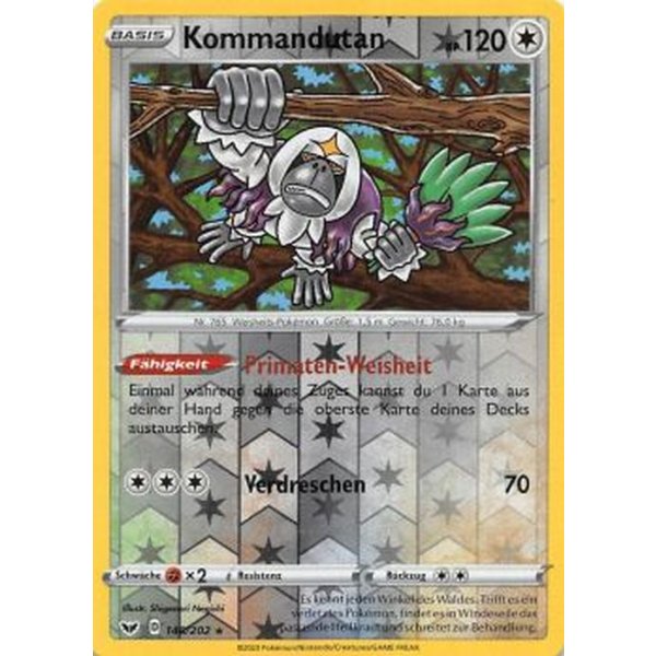 Kommandutan 148/202 REVERSE HOLO