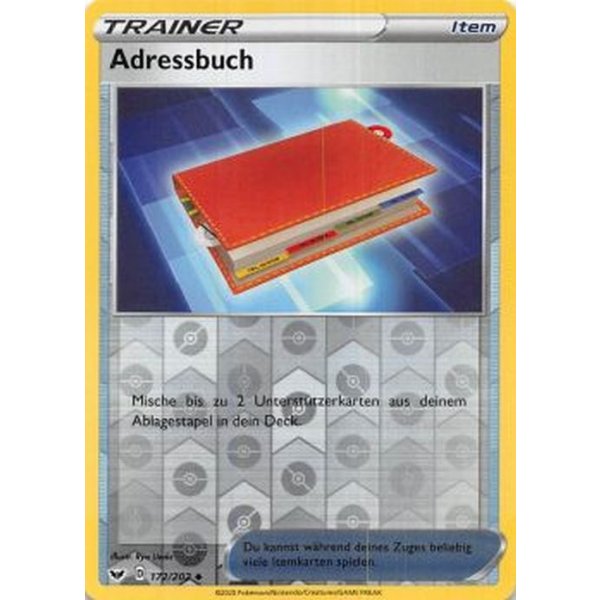 Adressbuch 172/202 REVERSE HOLO