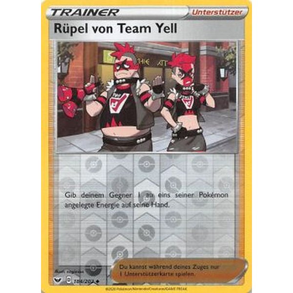 R&uuml;pel von Team Yell 184/202 REVERSE HOLO