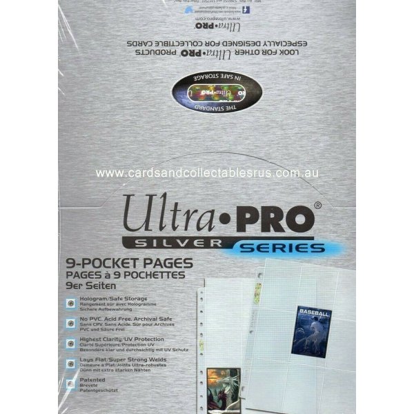 Ultra Pro 9-Pocket Pages Silver 100 Seiten